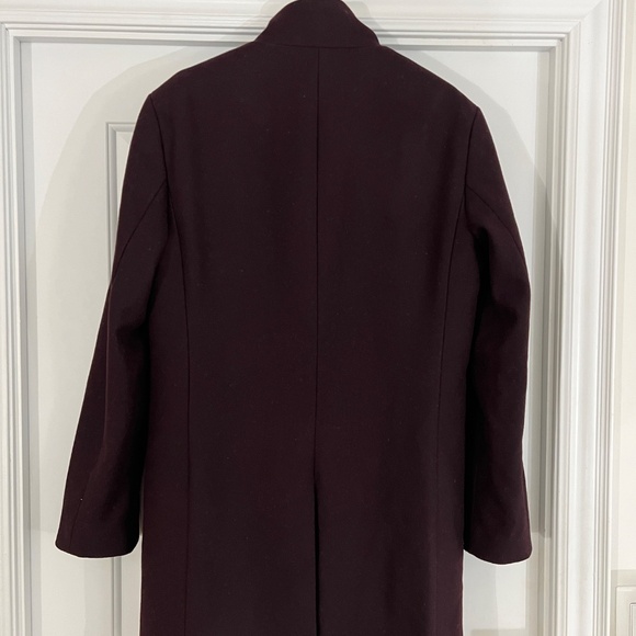 Club Monaco Men's 80% Wool Funnel Neck slim fit Coat size 38 - Picture 3 of 10